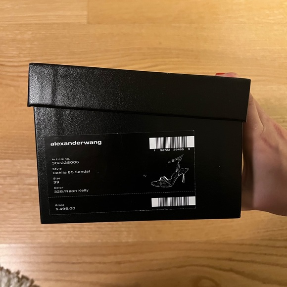 Alexander Wang Dahlia 85 neon Kelly green 39 - Picture 3 of 4